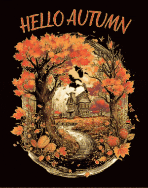 Hello Autumn Scene