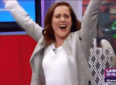 Natalia Valdebenito's Excited Win Reaction