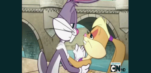 Bugs Bunny & Lola Bunny Kiss