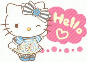 Hello Kitty Winks with a Hello