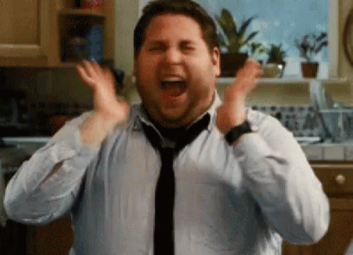 Jonah Hill's Excited Scream