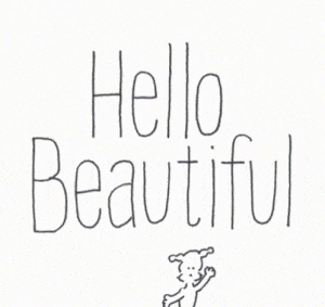Good Morning: Hello Beautiful Dog Drawing