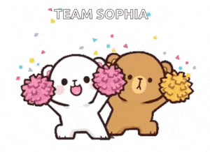 Excited Bears Cheering for Team Sophia