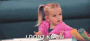 Little Girl's Confused Reaction: I Don't Know
