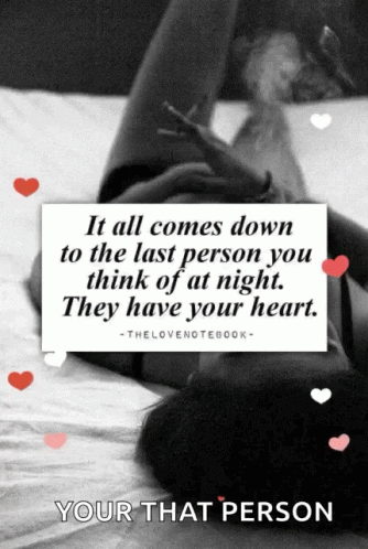 Love Quote: The Last Person You Think Of
