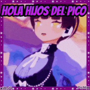 Anime Character's Hola Hello Greeting