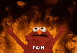 Elmo's Excited Fuego Pain