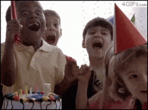 Kids Stoked at Birthday Party
