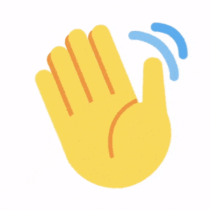 Jake's Waving Hand Emoji