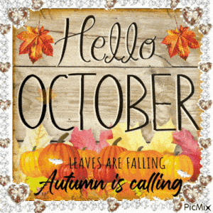 Hello October: Leaves Are Falling