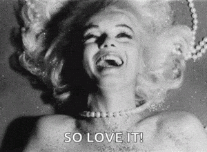 Marilyn Monroe: 'SO LOVE IT!' Laugh