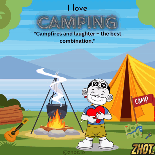 I Love Camping: Campfires & Laughter
