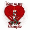 Love Quote: Your in my Thoughts