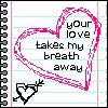 Love Quote Heart Drawing