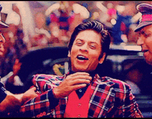 Shah Rukh Khan Laughing in Om Shanti Om