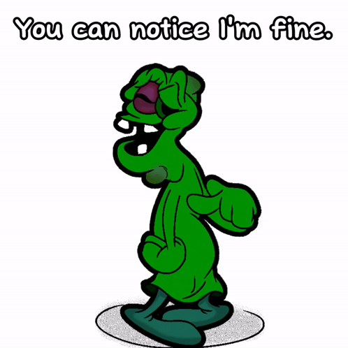 Nekbat's 'I'm Fine' Cartoon