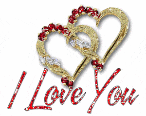 I Love You Red Heart Graphic