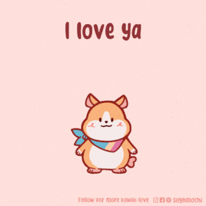 Cute Hamster Says 'I Love Ya'
