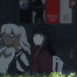 Anime Girl Rouge Waving in Metal Rouge