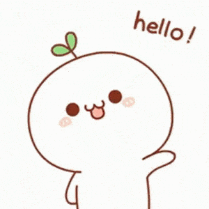Cute Character Waving Hello