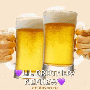 Happy Birthday Cheers for Lil Brother/Nephew