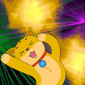 Nyano Cat's Excited Laser Party Dance