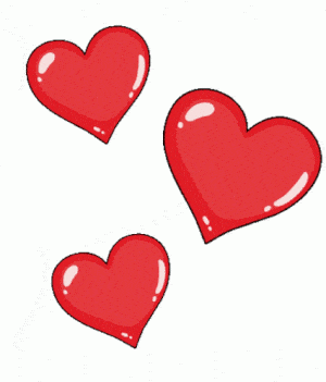 Three Red Hearts