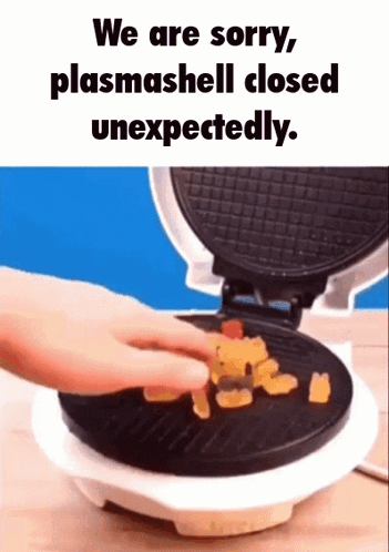 Gummy Bears in Waffle Maker & Plasmashell Crash