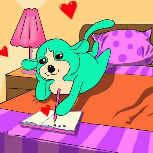 Bush Babies In Love: Writing a Love Letter