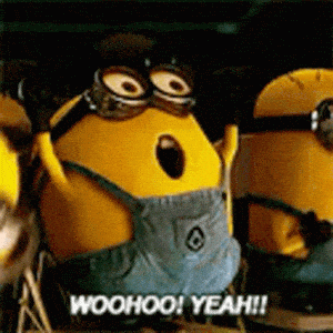 Minion's Excited 'Woohoo! Yeah!!'