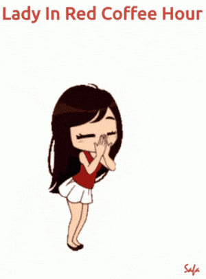 Lady In Red Coffee Hour: Animated Love