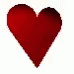 Red Heart with 'I Love You' Text
