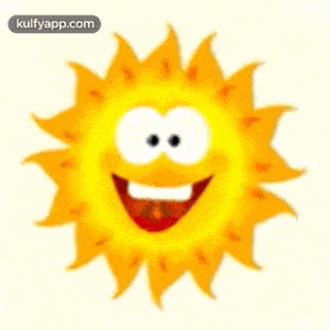 Happy Sun Waving Hello