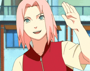 Sakura Haruno Waves Hello