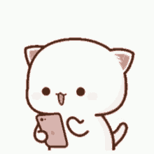 Clari the Cat: Phone Reactions & Hearts