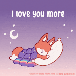 I Love You More Sleeping Fox