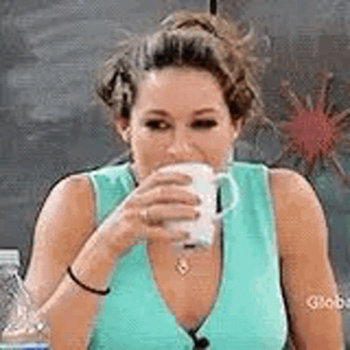 Woman's Hilarious Spit Take
