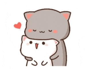 Peach and Goma: Adorable Hugging Cats