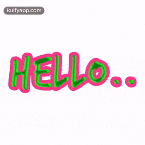 Animated Hello Message