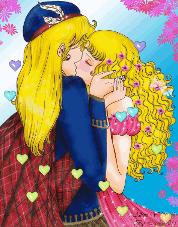 Albert and Candy Kiss: Anohito Love