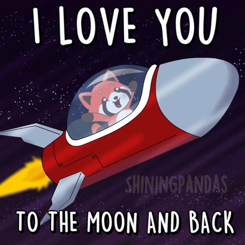 I Love You Love You To The Moon And Back