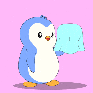 Cute Penguin Reveals Heart