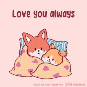 Soynmochi: Love You Always - Cute Fox Couple