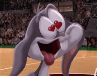 Bugs Bunny with Heart Eyes