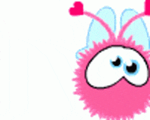 Cute Cartoon Says 'I Love You'