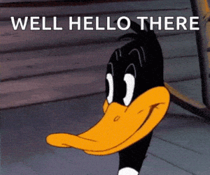 Daffy Duck Says Well Hello There