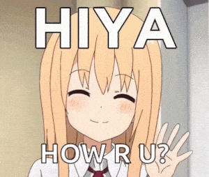 Anime Girl Waving Hello
