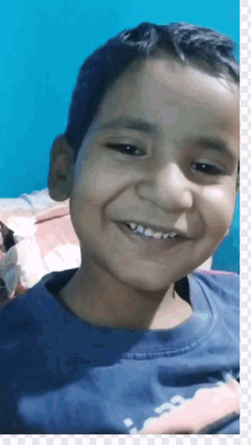 Boy's Excited Face with Shocked Emoji Reaction