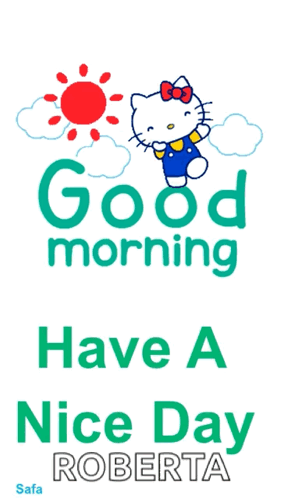 Hello Kitty Good Morning Nice Day