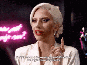 Lady Gaga as The Countess: Simple Hello